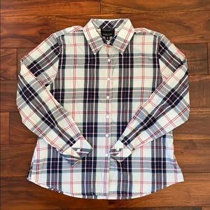 Women’s Foxcroft Plaid Button Up size 14